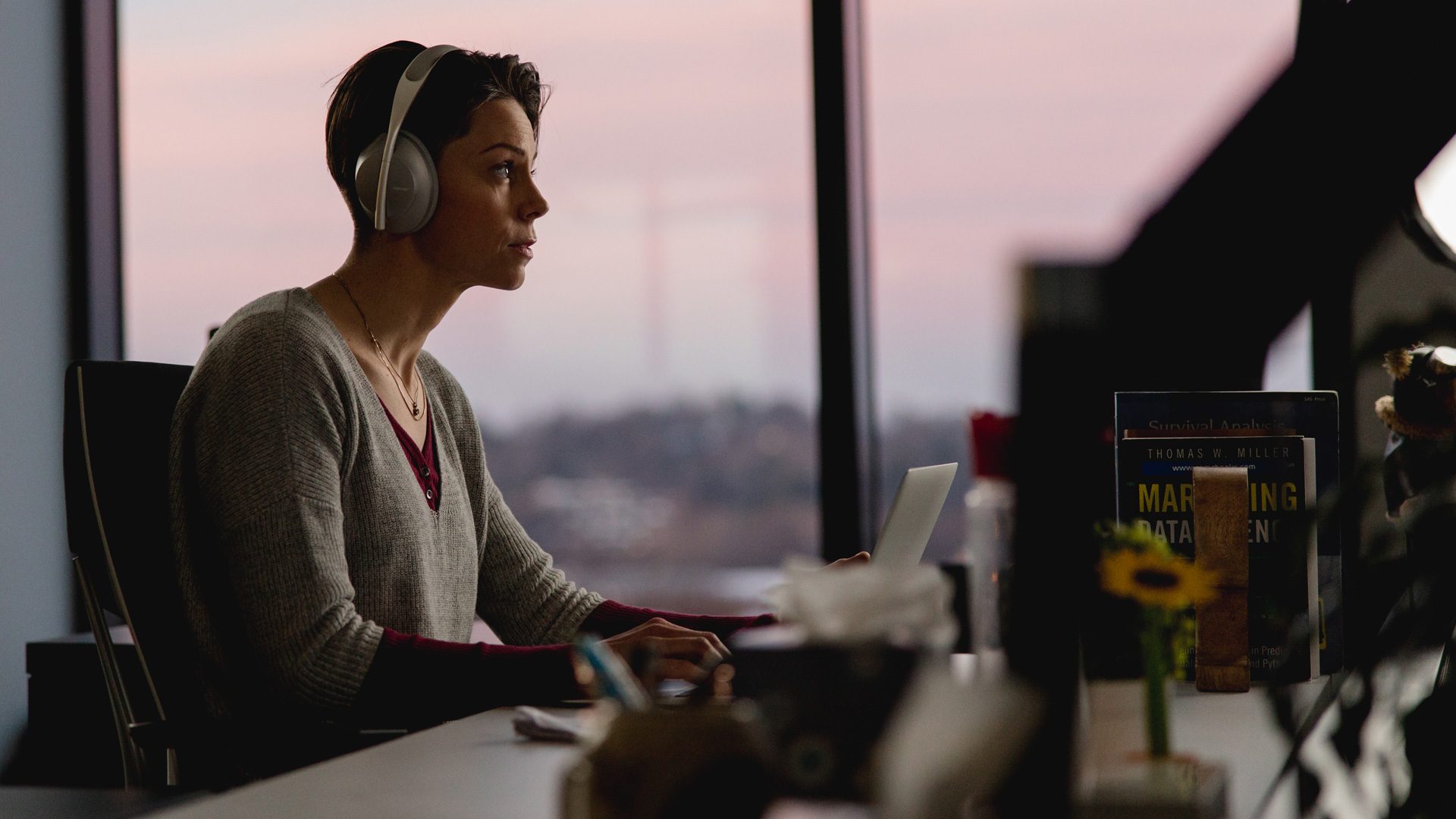 Person with headphones